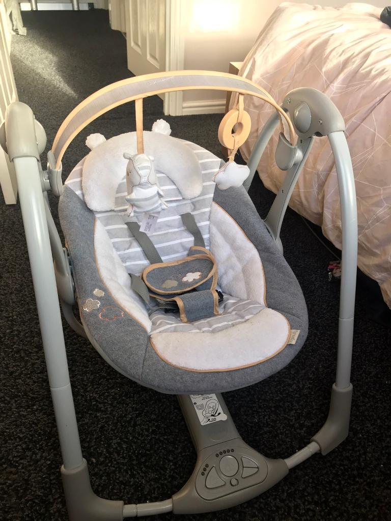 ingenuity boutique portable swing